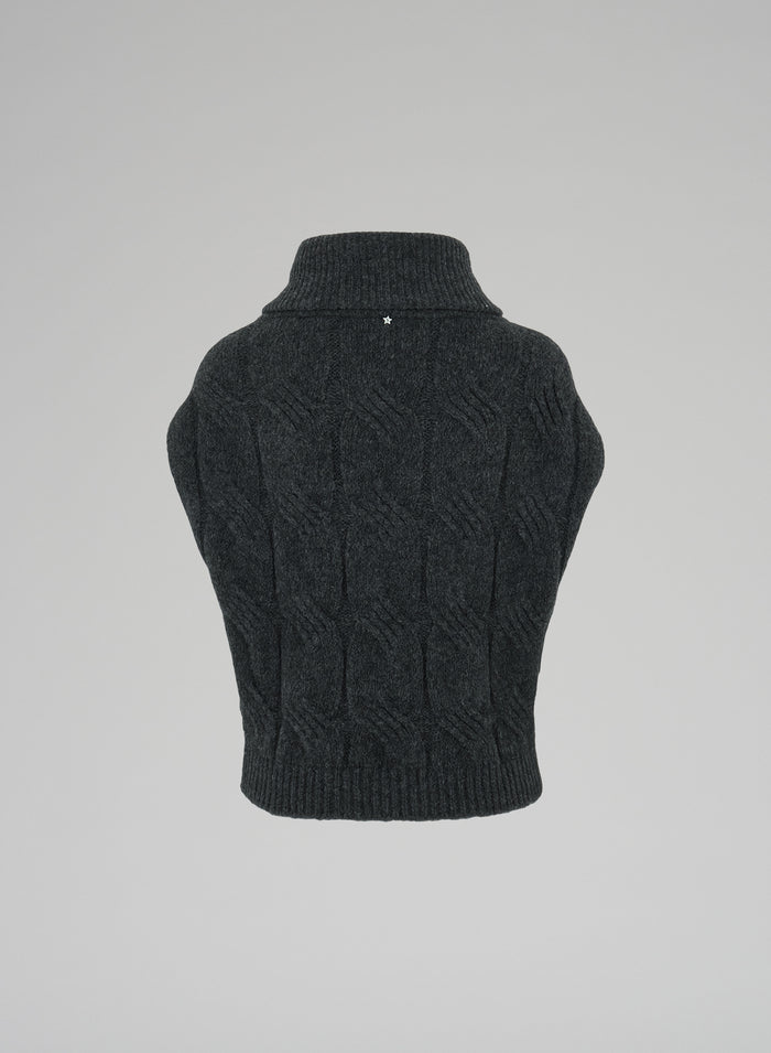 Lorena Antoniazzi GILET A TRECCIA Convenienza