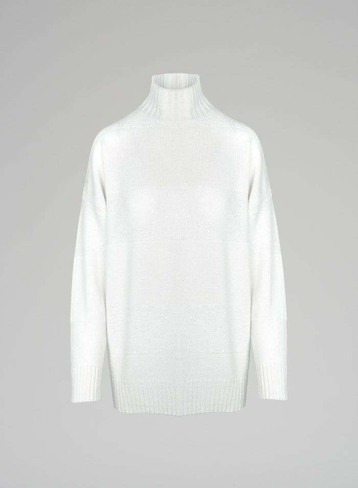 Lorena Antoniazzi MAGLIA IN LANA, CASHMERE E SETA Outlet