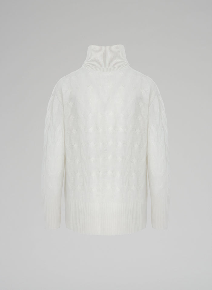 Lorena Antoniazzi MAGLIA A TRECCIA IN CASHMERE Hotsell