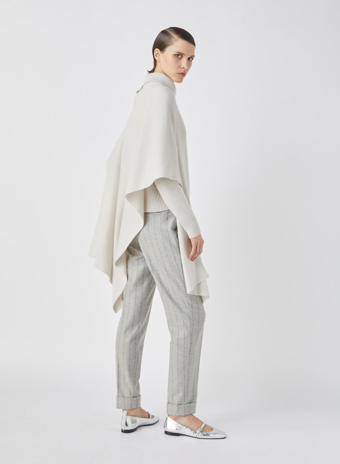 Lorena Antoniazzi MANTELLA IN CASHMERE Vendita Calda