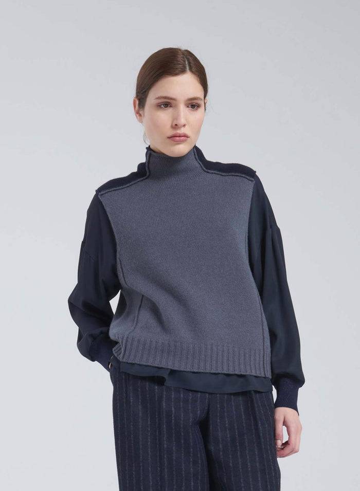 Lorena Antoniazzi GILET IN MAGLIA Vendite Flash