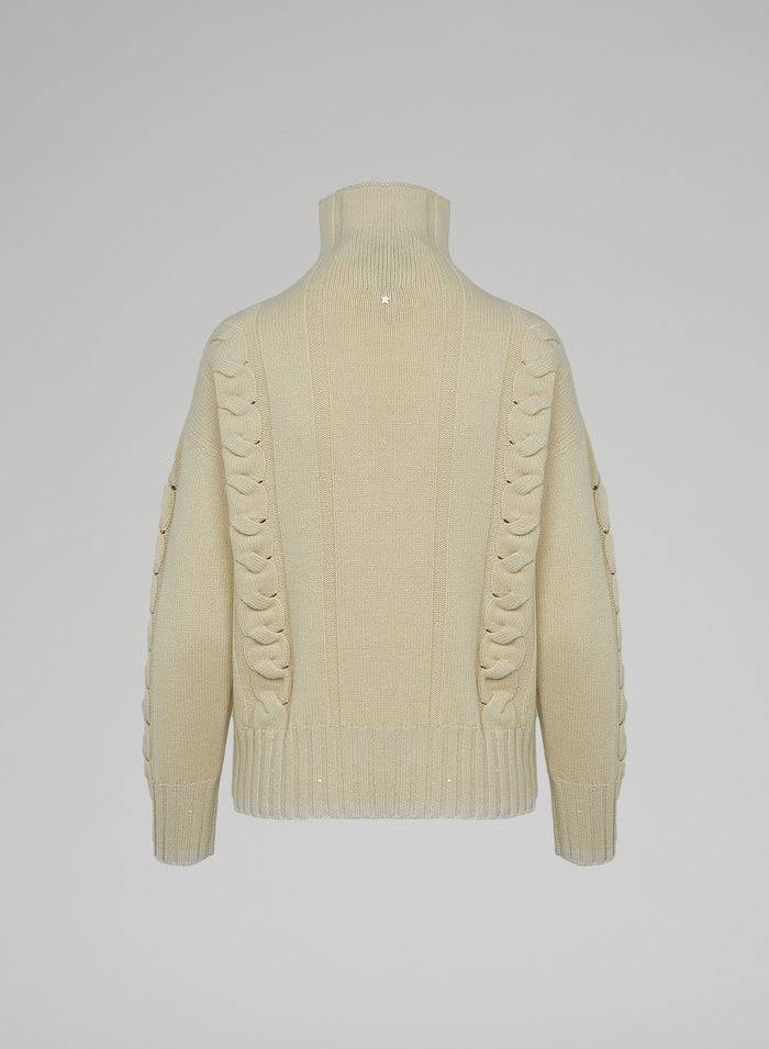 Lorena Antoniazzi MAGLIA IN LANA, CASHMERE E SETA In Saldo