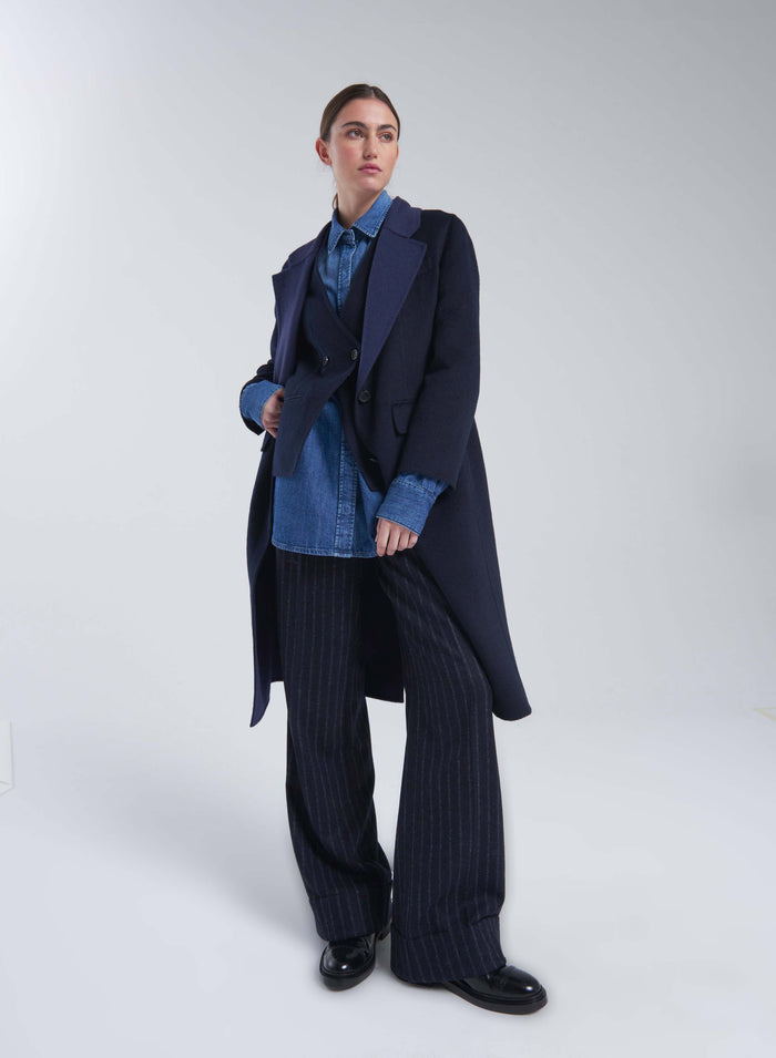Lorena Antoniazzi CAPPOTTO IN LANA E ANGORA Consegna Veloce