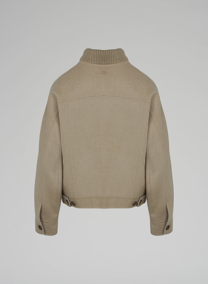 Lorena Antoniazzi BOMBER IN LANA E ANGORA Sottocosto
