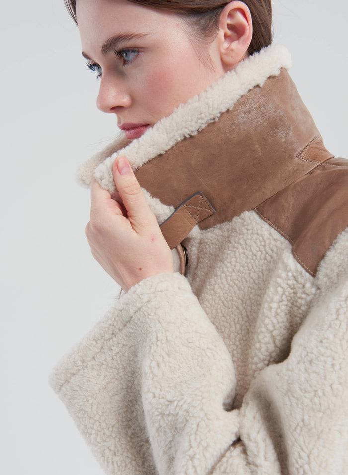 Lorena Antoniazzi CAPPOTTO IN MONTONE Saldi