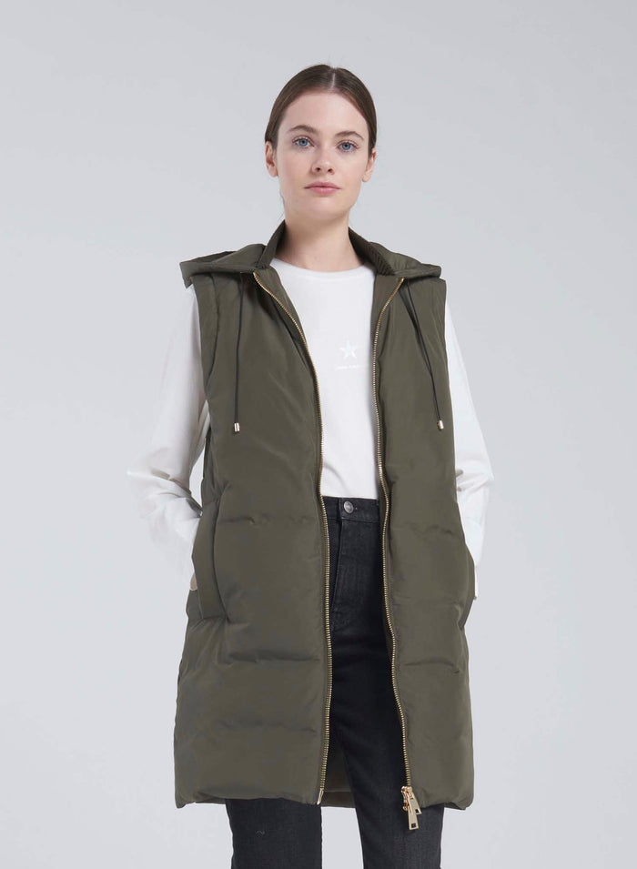 Lorena Antoniazzi GILET IMBOTTITO Vendita Calda