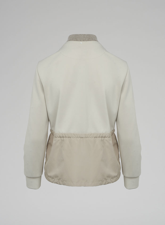 Lorena Antoniazzi GIACCA IN COTONE E NYLON 2025