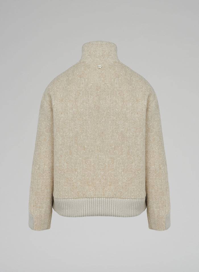 Lorena Antoniazzi BOMBER IN ALPACA E LANA In Linea