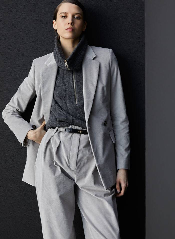 Lorena Antoniazzi GIACCA IN CORDUROY Pezzi Unici