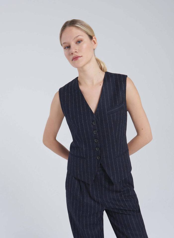 Lorena Antoniazzi GILET IN ALPACA E LANA Acquista Ora