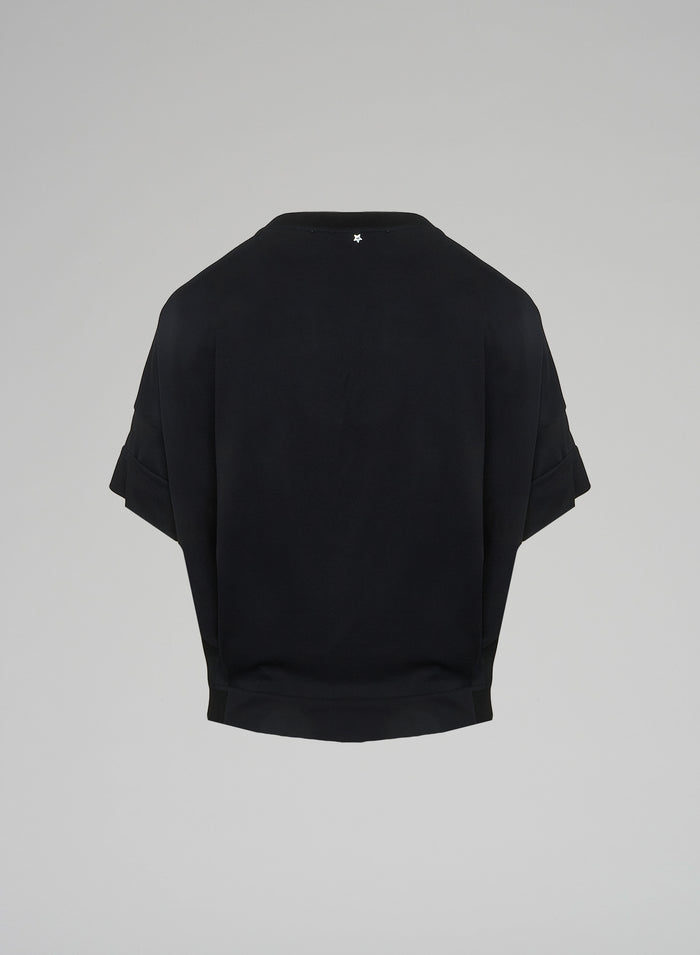 Lorena Antoniazzi T-SHIRT IN TWILL DI SETA Presa