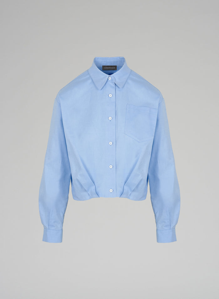 Lorena Antoniazzi CAMICIA IN COTONE OXFORD In Vendita