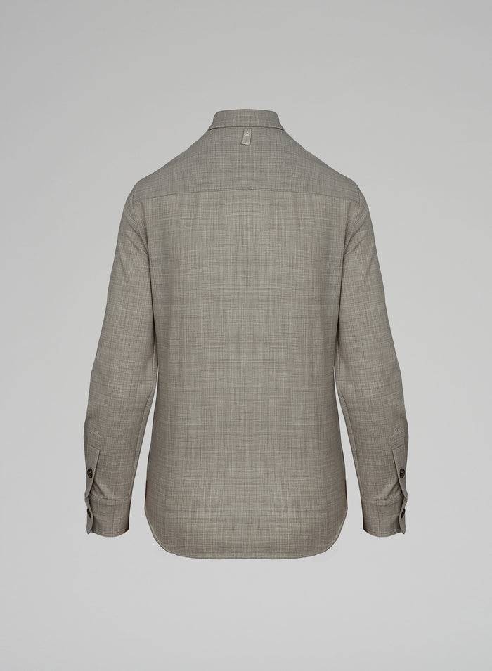 Lorena Antoniazzi CAMICIA IN LANA STRETCH Offerte