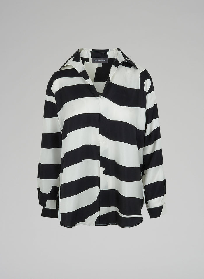 Lorena Antoniazzi BLUSA IN SETA In Saldo
