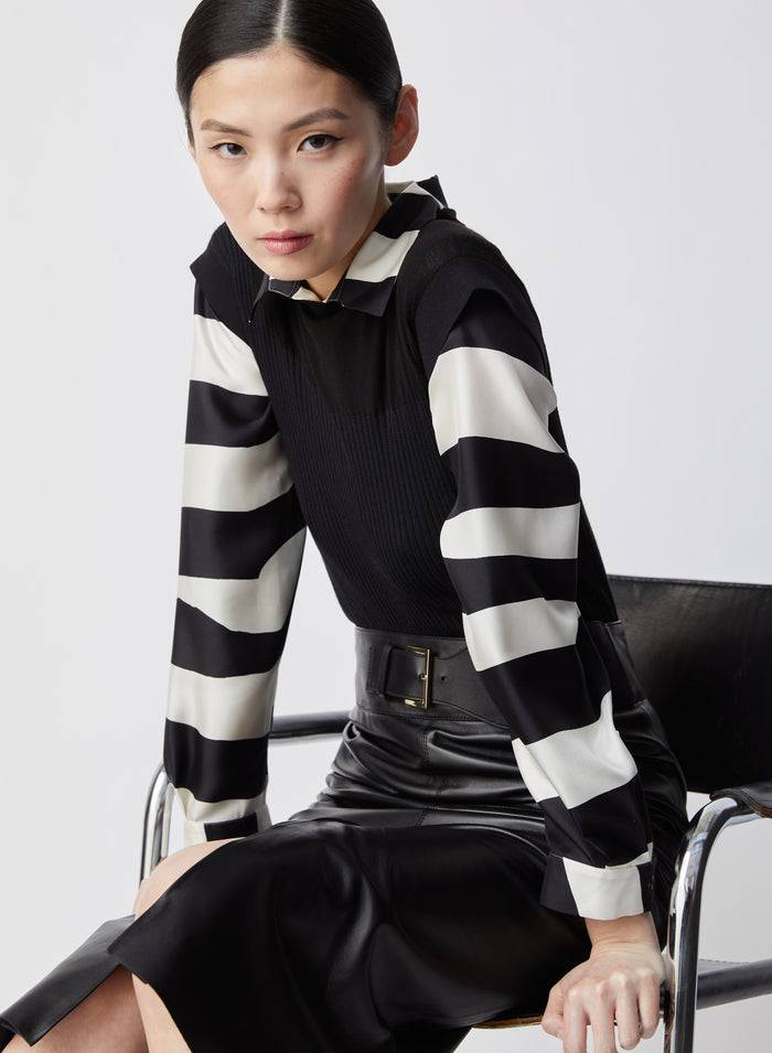 Lorena Antoniazzi BLUSA IN SETA In Saldo