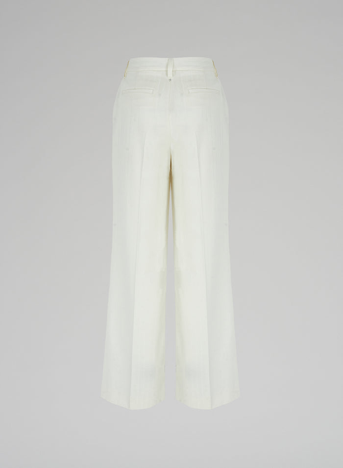Lorena Antoniazzi PANTALONI IN LANA JACQUARD 2025