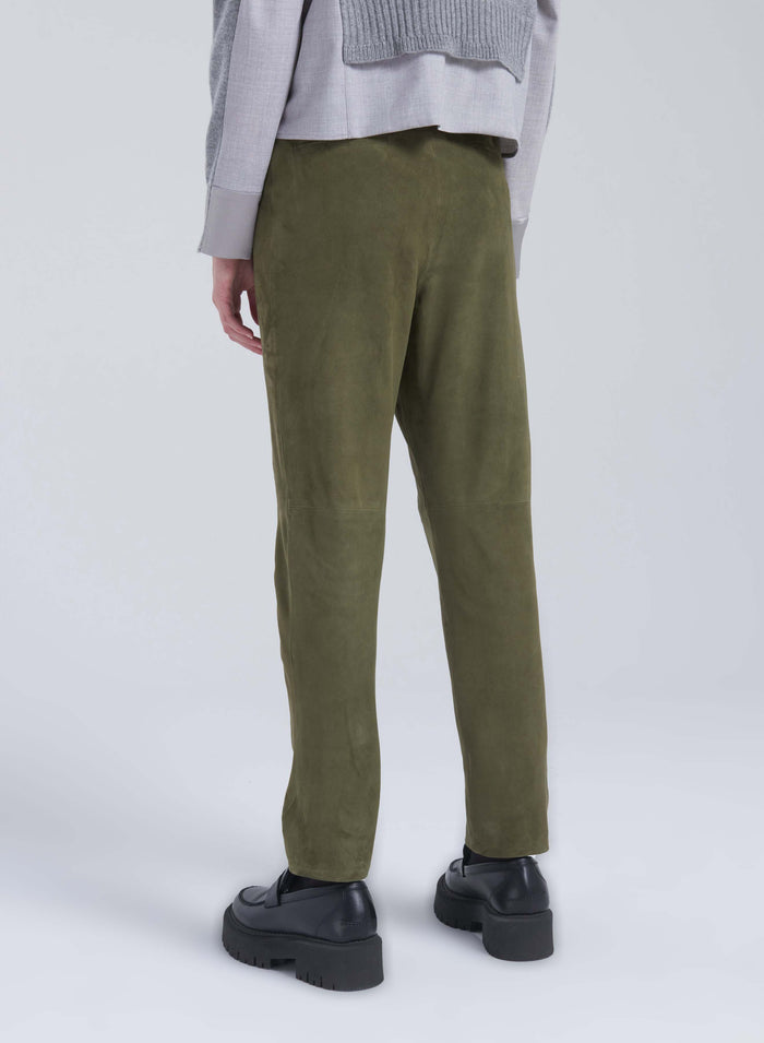 Lorena Antoniazzi JOGGERS IN SUEDE Pezzi Unici