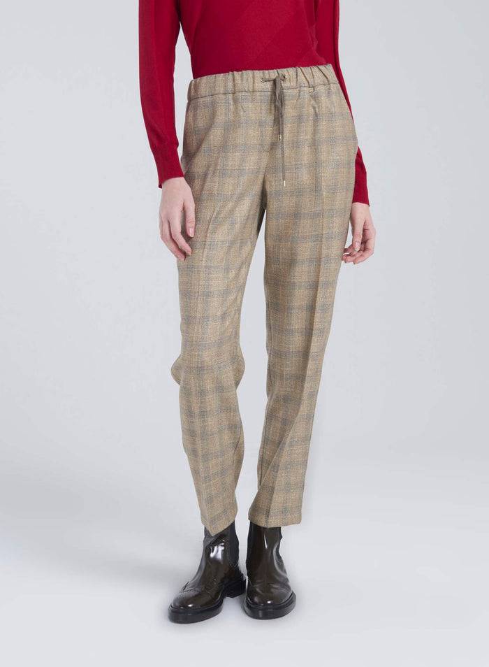 Lorena Antoniazzi JOGGERS IN IN LANA E VISCOSA Soddisfazione Garantita