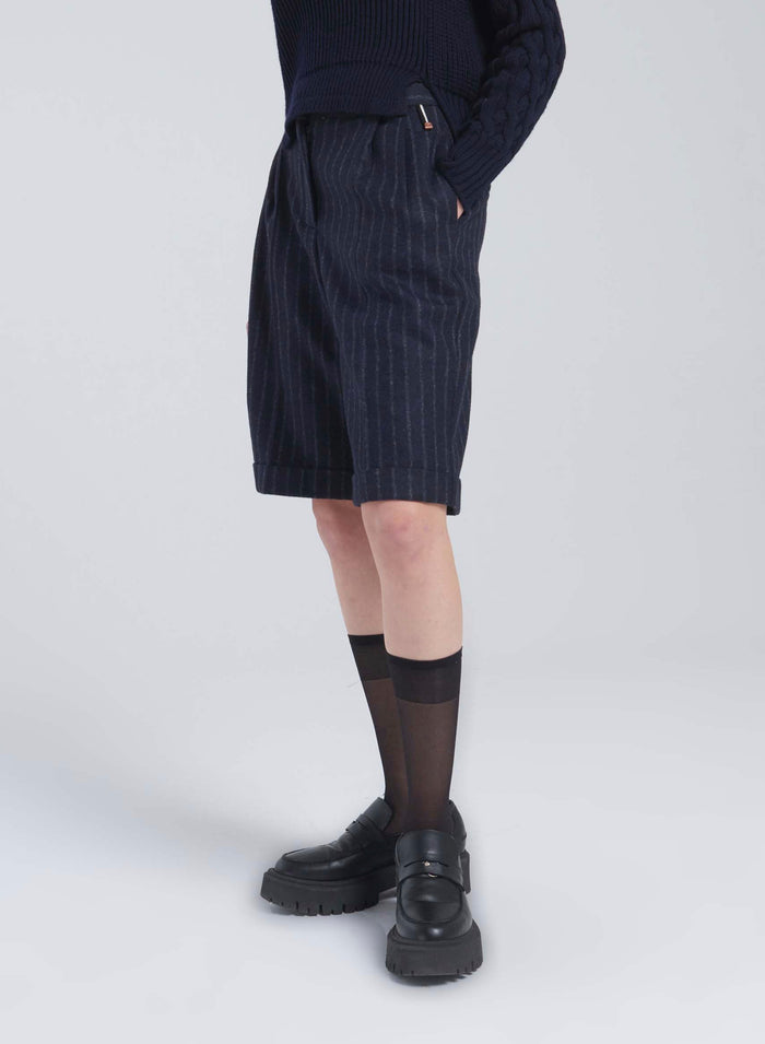 Lorena Antoniazzi BERMUDA IN ALPACA E LANA Shopping Online