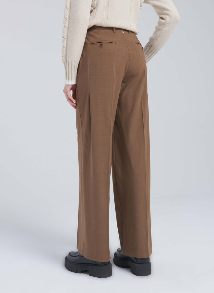 Lorena Antoniazzi PANTALONI IN LANA STRETCH Sottocosto