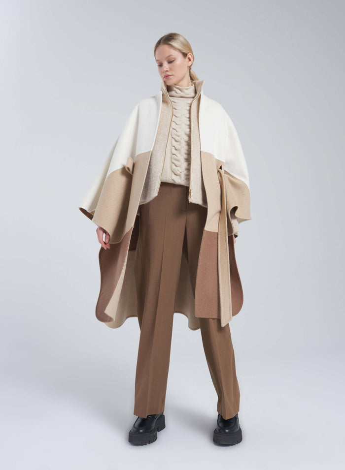 Lorena Antoniazzi PANTALONI IN LANA STRETCH Sottocosto