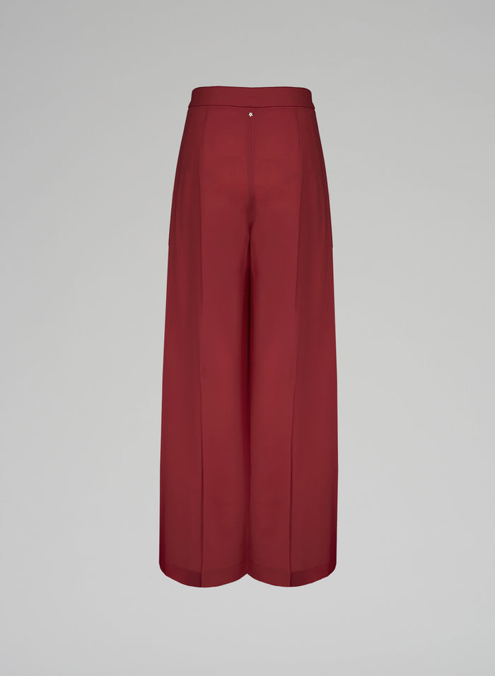 Lorena Antoniazzi PANTALONI PALAZZO IN LANA STRETCH Convenienza