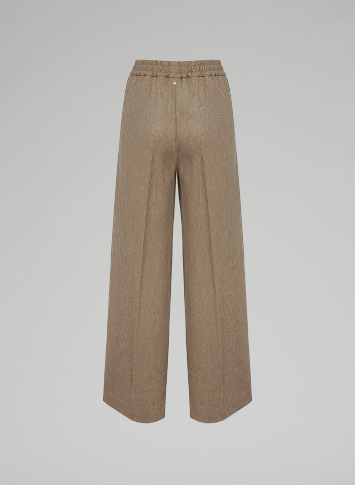 Lorena Antoniazzi PANTALONI IN FLANELLA STRETCH Novità