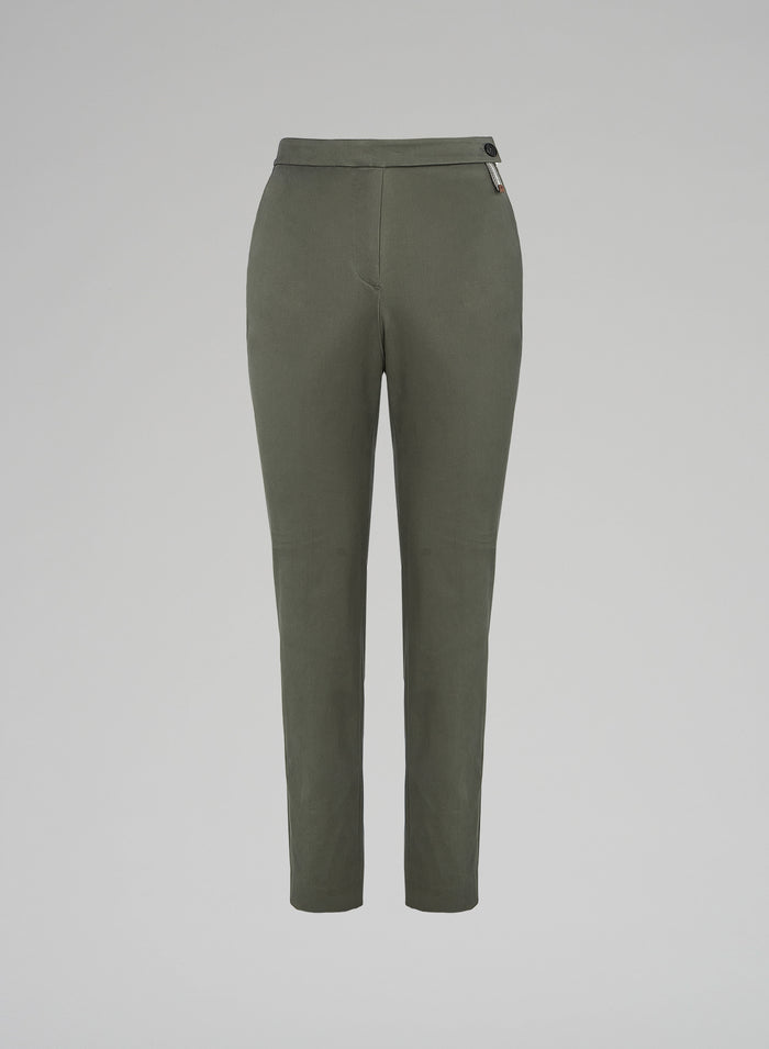Lorena Antoniazzi PANTALONI IN COTONE STRETCH