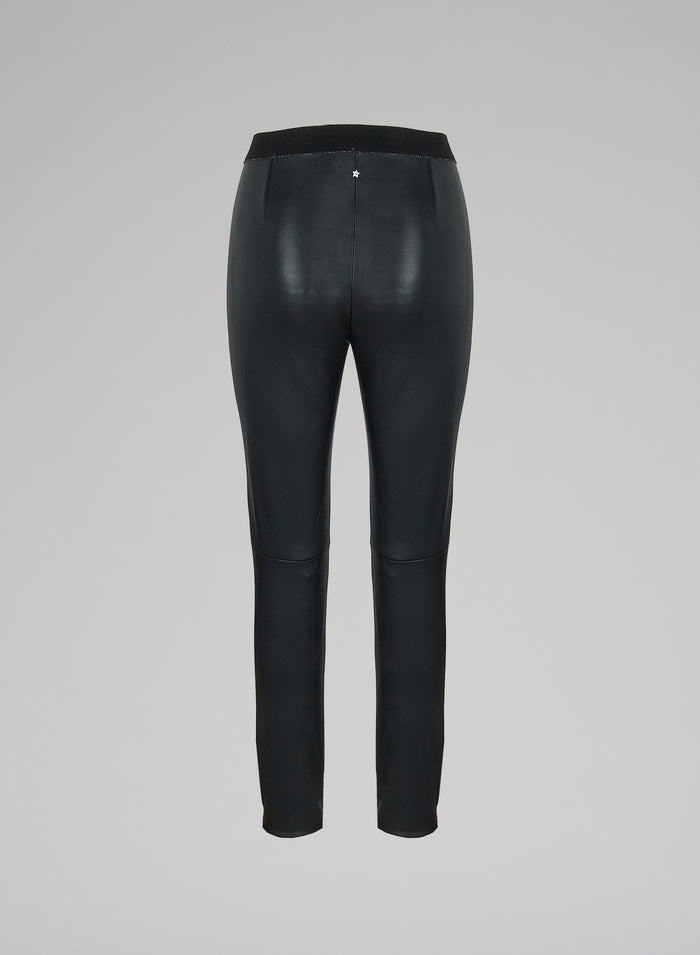 Lorena Antoniazzi LEGGINGS IN PELLE STRETCH In Vendita