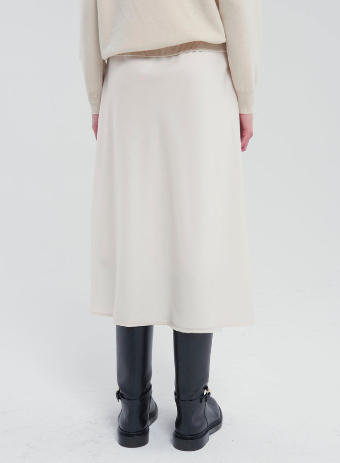 Lorena Antoniazzi GONNA MIDI IN LANA LEGGERA Saldi Di Fabbrica