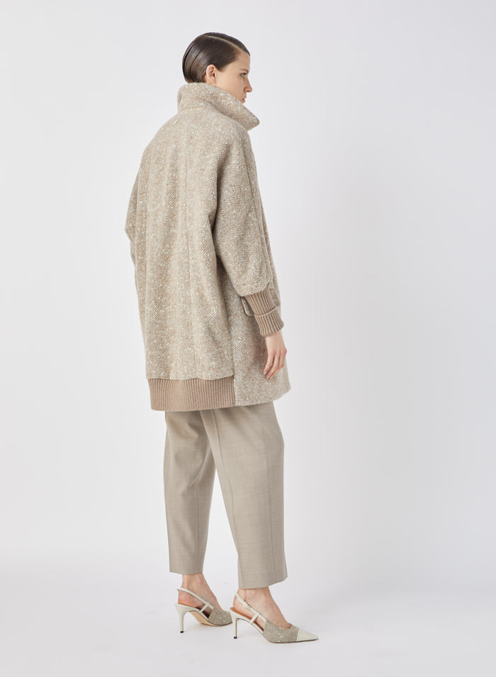 Lorena Antoniazzi PANTALONE IN TELA MELANGE STRETCH 2025