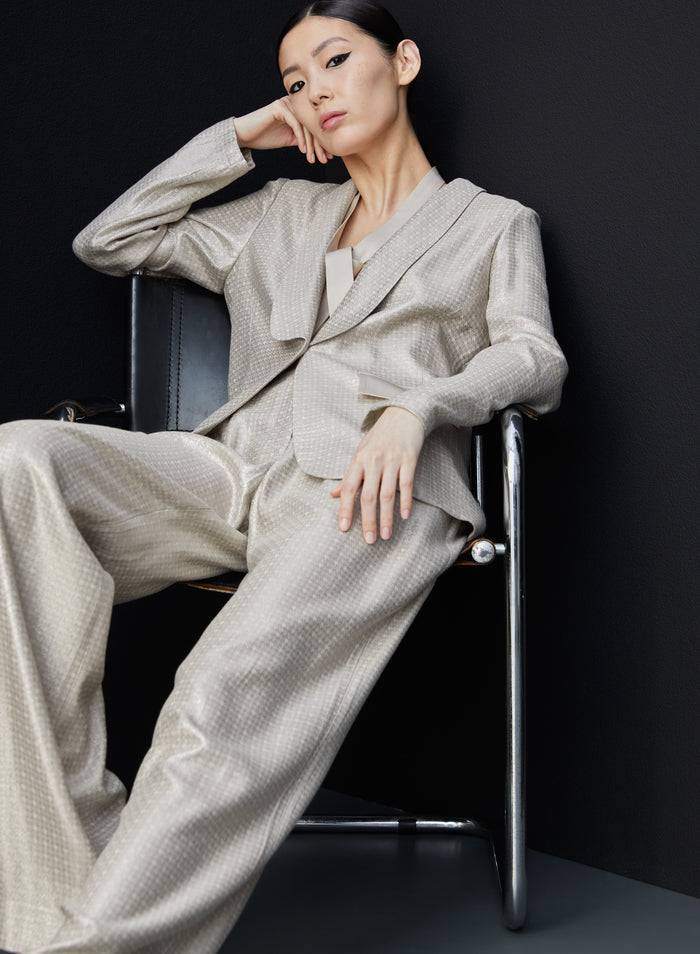 Lorena Antoniazzi PANTALONI IN LUREX Pezzi Unici