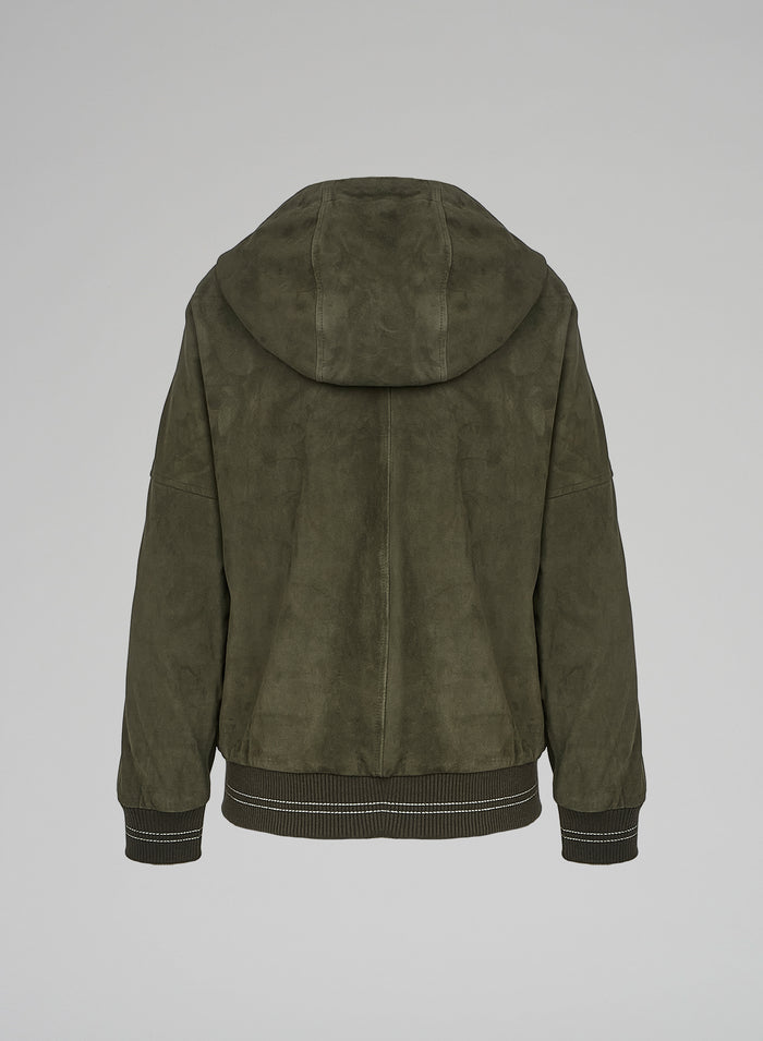 Lorena Antoniazzi BOMBER IN SUEDE Fino Al -60%