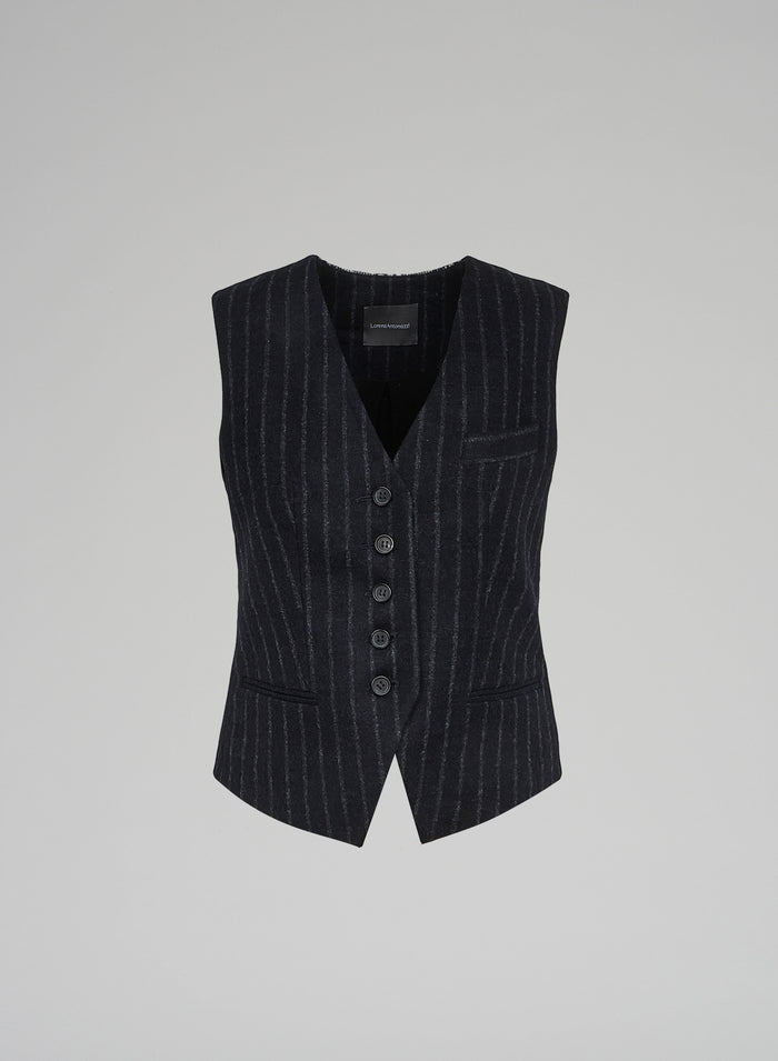 Lorena Antoniazzi GILET IN ALPACA E LANA Outlet