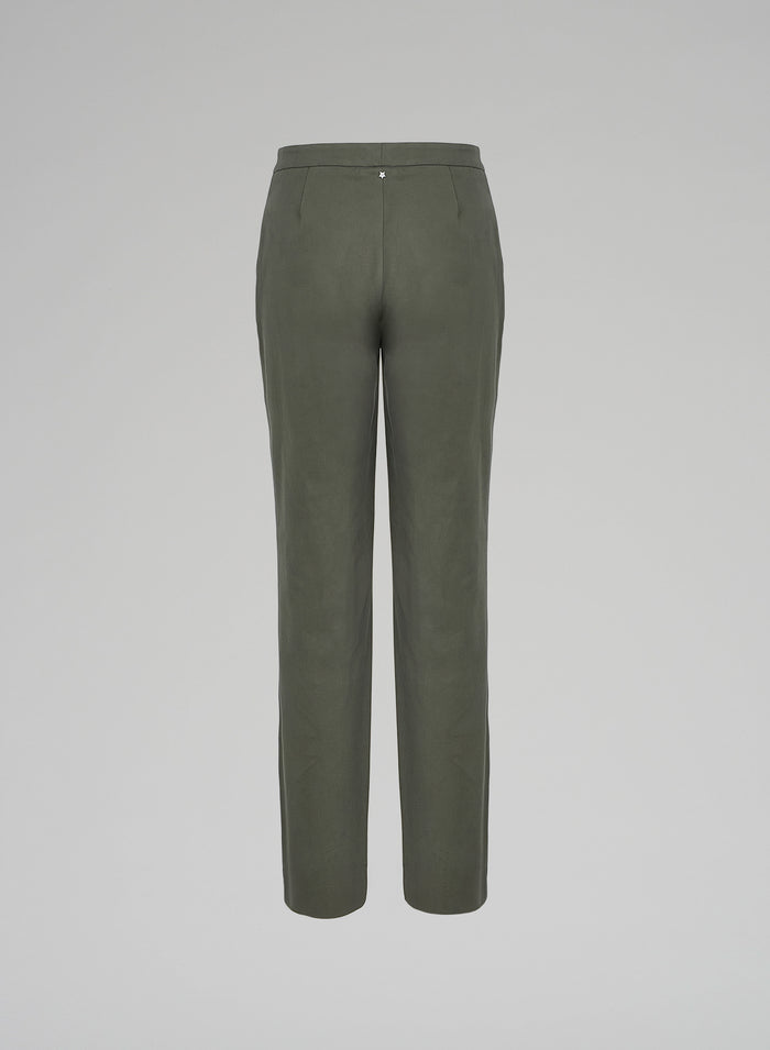 Lorena Antoniazzi PANTALONI IN COTONE STRETCH Vendita Calda