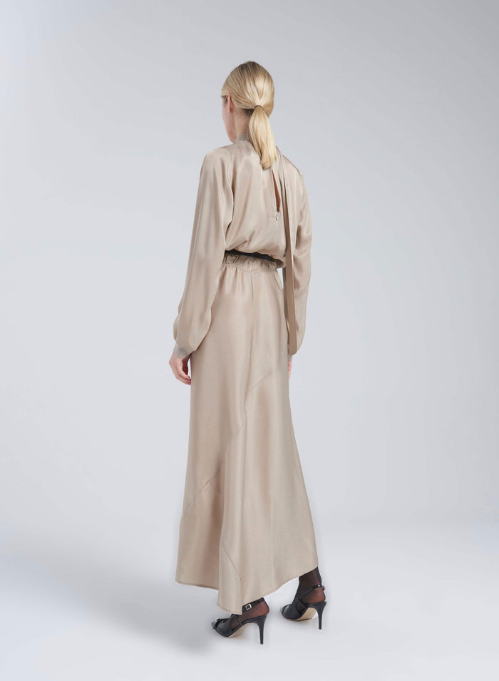 Lorena Antoniazzi ABITO IN TWILL DI SETA Qualità