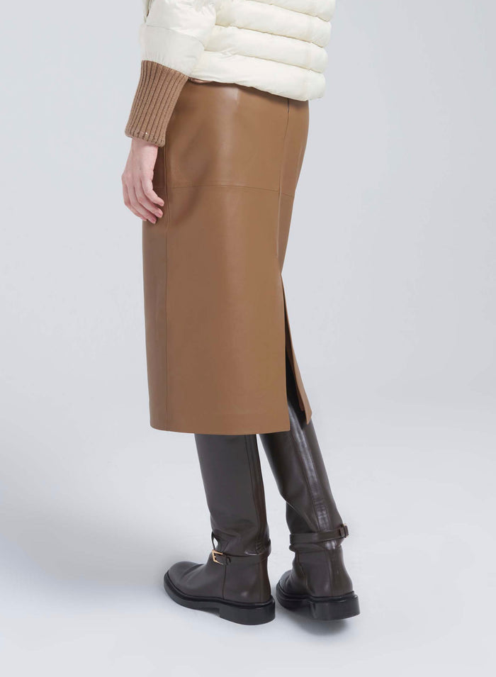 Lorena Antoniazzi GONNA MIDI IN NAPPA Sconto