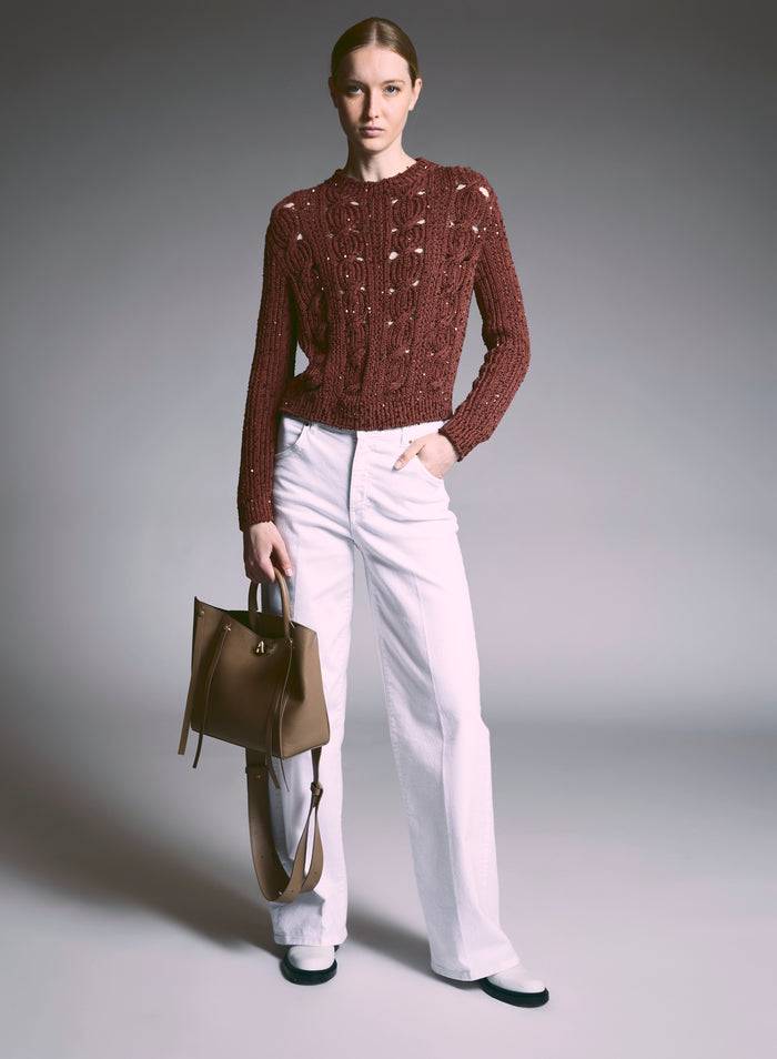 Lorena Antoniazzi PANTALONI IN DENIM STRETCH 2025