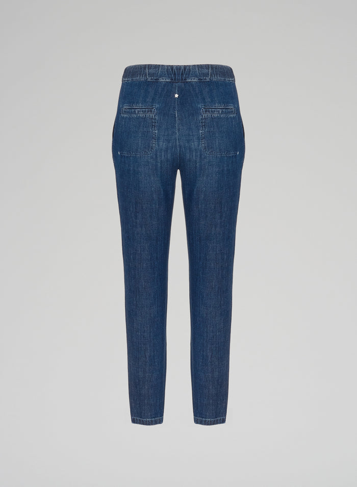 Lorena Antoniazzi JOGGERS IN DENIM Promozione