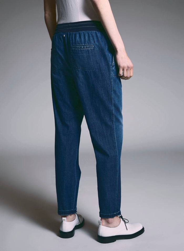 Lorena Antoniazzi JOGGERS IN DENIM Spedizione Gratuita