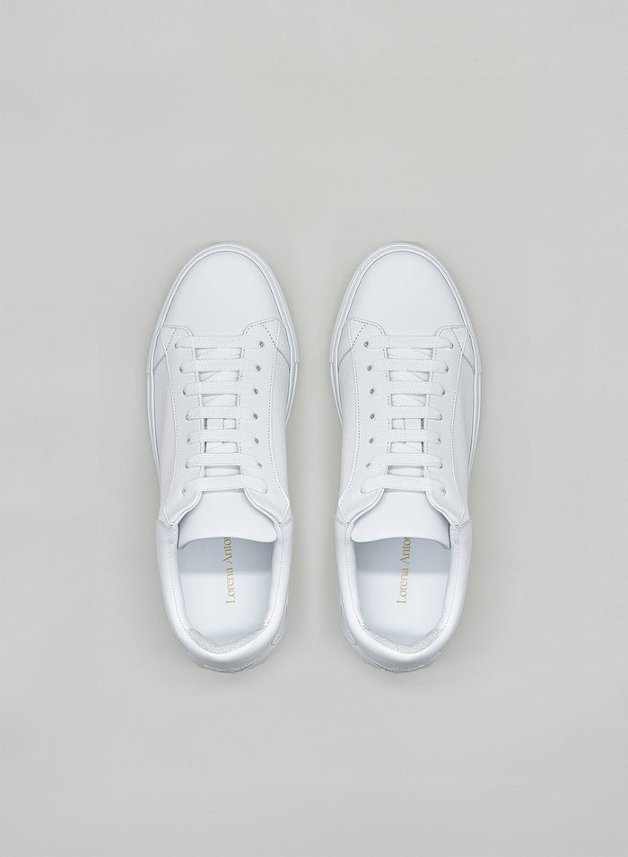 Lorena Antoniazzi SNEAKERS IN PELLE E COTONE Convenienza