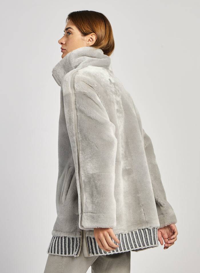Lorena Antoniazzi PARKA IN MONTONE Negozio