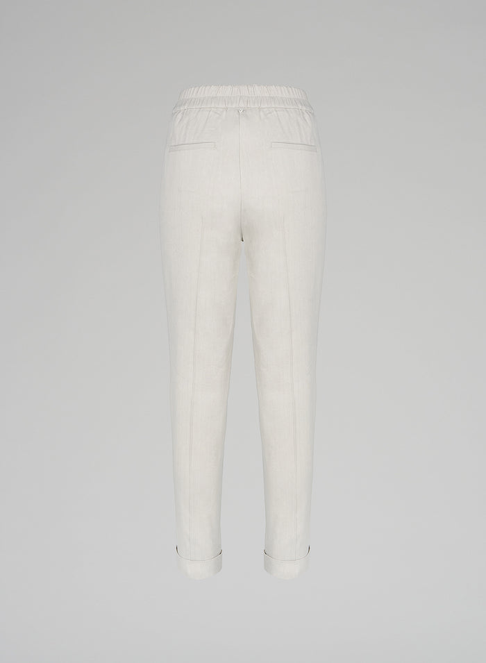 Lorena Antoniazzi JOGGERS IN LINO Promozione