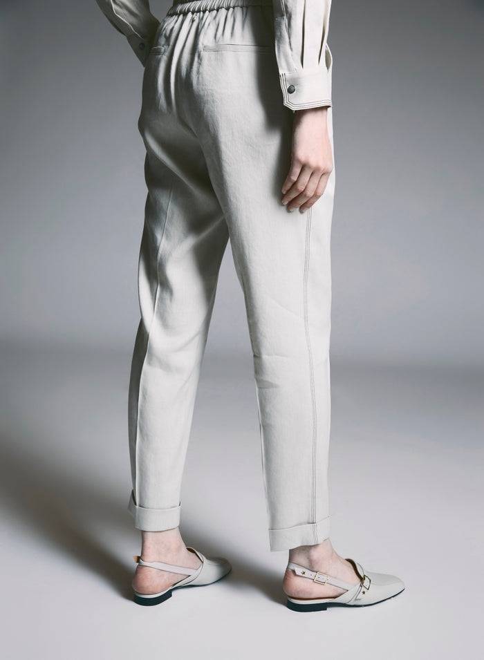 Lorena Antoniazzi JOGGERS IN LINO Promozione