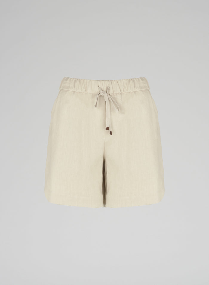 Lorena Antoniazzi PANTALONCINI IN LINO