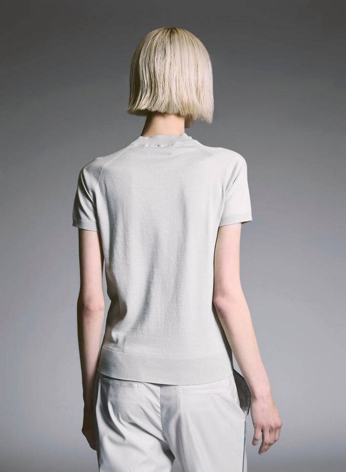 Lorena Antoniazzi T-SHIRT IN MAGLIA Consegna Veloce