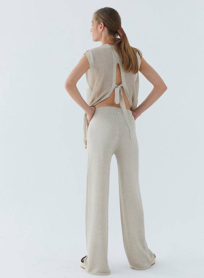 Lorena Antoniazzi PANTALONI MAGLIA Sconto