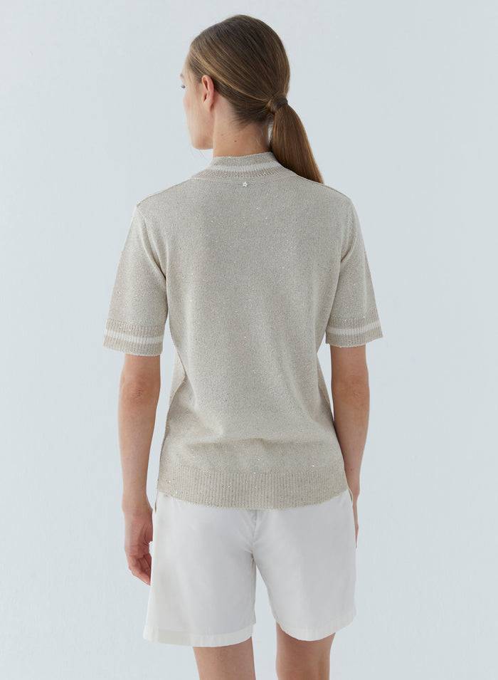 Lorena Antoniazzi TOP IN MAGLIA Offerta