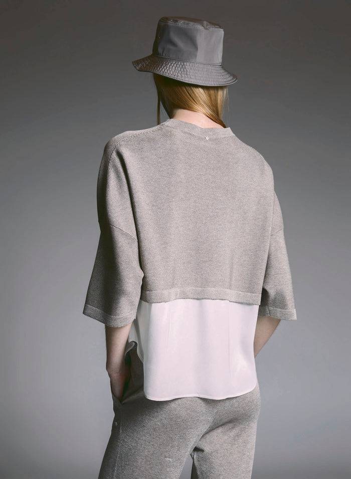 Lorena Antoniazzi MAGLIA CON CAMICIA Offerte