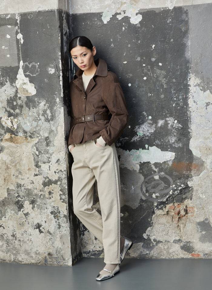 Lorena Antoniazzi GIACCA IN CAMOSCIO Italy